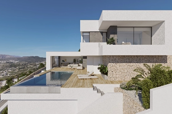 Villa in Benitachell(Cumbre del Sol) zu verkaufen, Living area 193 m², Plot 878 m², 3 Schlafzimmer, 3 Badezimmer, Pool, ref.: VA-23251-4