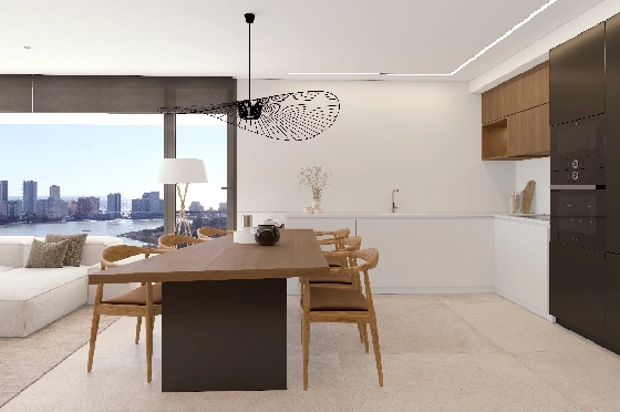 Apartment in Calpe(Calpe) zu verkaufen, Living area 91 m², 2 Schlafzimmer, 2 Badezimmer, Pool, ref.: VA-EBB13-10