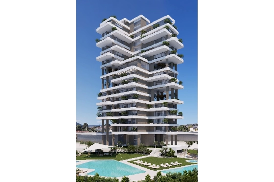 Apartment in Calpe(Calpe) zu verkaufen, Living area 91 m², 2 Schlafzimmer, 2 Badezimmer, Pool, ref.: VA-EBB13-19