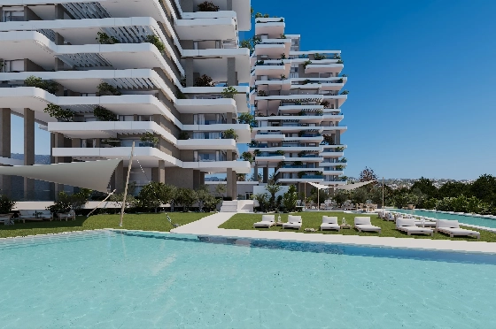 Apartment in Calpe(Calpe) zu verkaufen, Living area 91 m², 2 Schlafzimmer, 2 Badezimmer, Pool, ref.: VA-EBB13-6