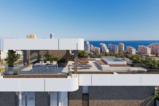 Apartment in Calpe(Calpe) zu verkaufen, Living area 106 m², 3 Schlafzimmer, 2 Badezimmer, Pool, ref.: VA-EBB14-4