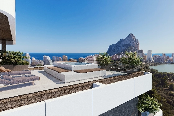 Apartment in Calpe(Calpe) zu verkaufen, Living area 106 m², 3 Schlafzimmer, 2 Badezimmer, Pool, ref.: VA-EBB14-5