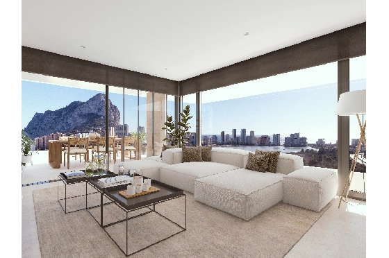 Apartment in Calpe(Calpe) zu verkaufen, Living area 106 m², 3 Schlafzimmer, 2 Badezimmer, Pool, ref.: VA-EBB14-7