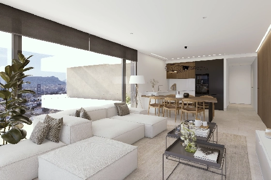 Apartment in Calpe(Calpe) zu verkaufen, Living area 106 m², 3 Schlafzimmer, 2 Badezimmer, Pool, ref.: VA-EBB14-9