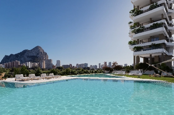 Apartment in Calpe(Calpe) zu verkaufen, Living area 91 m², 2 Schlafzimmer, 2 Badezimmer, Pool, ref.: VA-EBB18-16