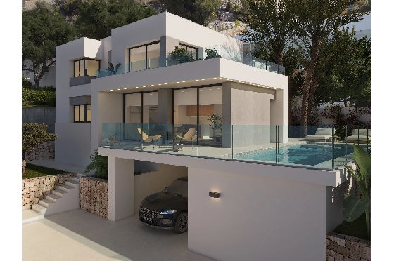 Villa in Benitachell(Cumbre del Sol) zu verkaufen, Living area 165 m², Plot 963 m², 3 Schlafzimmer, 3 Badezimmer, Pool, ref.: VA-24182-2