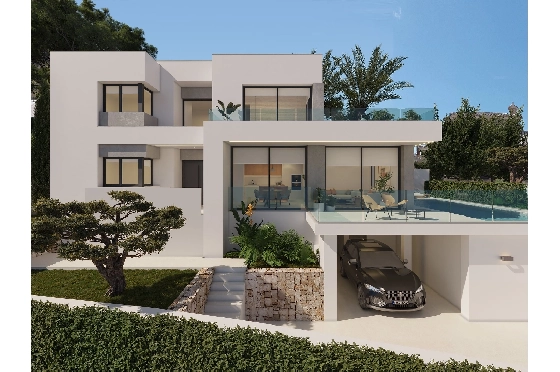 Villa in Benitachell(Cumbre del Sol) zu verkaufen, Living area 165 m², Plot 963 m², 3 Schlafzimmer, 3 Badezimmer, Pool, ref.: VA-24182-3