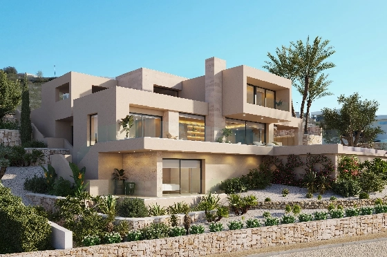 Villa in Benitachell(Cumbre del Sol) zu verkaufen, Living area 239 m², + Fussbodenheizung, Klimaanlage, Plot 1054 m², 4 Schlafzimmer, 5 Badezimmer, Pool, ref.: VA-24679-1