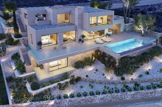 Villa in Benitachell(Cumbre del Sol) zu verkaufen, Living area 239 m², + Fussbodenheizung, Klimaanlage, Plot 1054 m², 4 Schlafzimmer, 5 Badezimmer, Pool, ref.: VA-24679-9