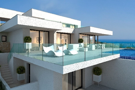 Villa in Benitachell(Cumbre del Sol) zu verkaufen, Living area 260 m², Plot 997 m², 3 Schlafzimmer, 4 Badezimmer, Pool, ref.: VA-22449-2