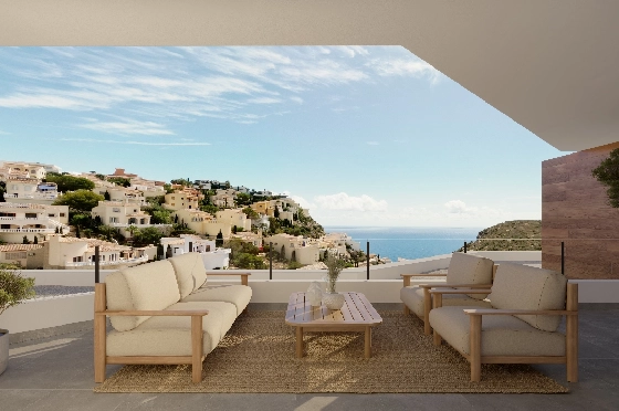 Apartment in Benitachell(Cumbre del Sol) zu verkaufen, Living area 83 m², 2 Schlafzimmer, 2 Badezimmer, Pool, ref.: VA-PG065-17
