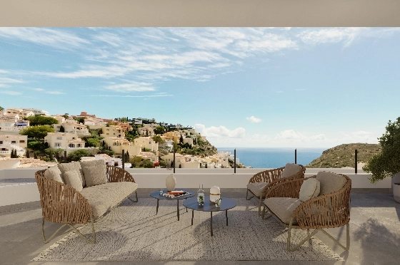 Apartment in Benitachell(Cumbre del Sol) zu verkaufen, Living area 83 m², 2 Schlafzimmer, 2 Badezimmer, Pool, ref.: VA-PG065-18