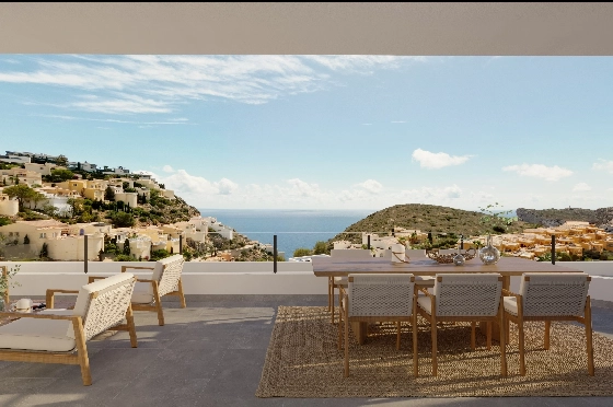 Apartment in Benitachell(Cumbre del Sol) zu verkaufen, Living area 83 m², 2 Schlafzimmer, 2 Badezimmer, Pool, ref.: VA-PG065-19