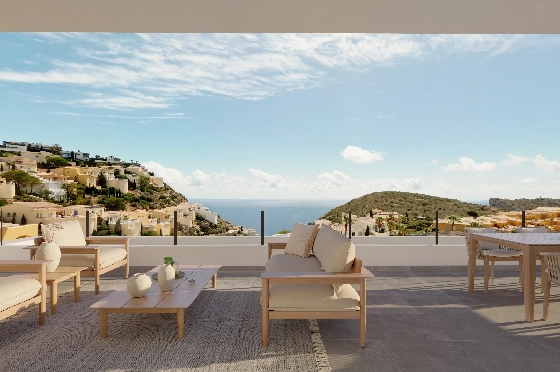 Apartment in Benitachell(Cumbre del Sol) zu verkaufen, Living area 105 m², 3 Schlafzimmer, 2 Badezimmer, Pool, ref.: VA-PG069-41