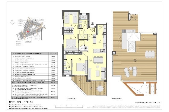 Penthouse Apartment in Torrevieja zu verkaufen, Living area 199 m², Zustand Erstbezug, 3 Schlafzimmer, 2 Badezimmer, Pool, ref.: HA-TON-271-A04-10