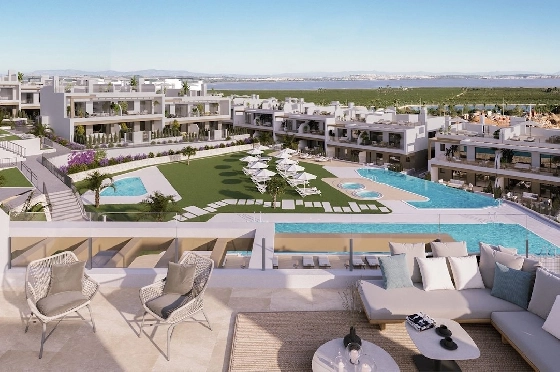 Penthouse Apartment in Torrevieja zu verkaufen, Living area 199 m², Zustand Erstbezug, 3 Schlafzimmer, 2 Badezimmer, Pool, ref.: HA-TON-271-A04-8