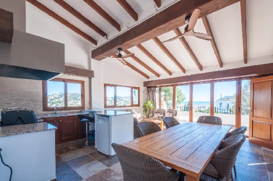 Villa in Moraira zu verkaufen, Living area 285 m², Baujahr 2015, Klimaanlage, Plot 960 m², 4 Schlafzimmer, 3 Badezimmer, Pool, ref.: AM-12646DR-16