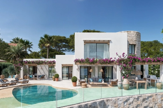 Villa in Moraira zu verkaufen, Living area 185 m², Baujahr 2026, Klimaanlage, Plot 778 m², 4 Schlafzimmer, 4 Badezimmer, Pool, ref.: AM-12682DA-2