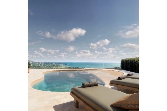 Villa in Moraira zu verkaufen, Living area 185 m², Baujahr 2026, Klimaanlage, Plot 778 m², 4 Schlafzimmer, 4 Badezimmer, Pool, ref.: AM-12682DA-4
