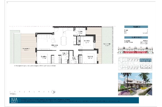 Erdgeschoss Apartment in Los Alcazares zu verkaufen, Living area 101 m², Zustand Erstbezug, 3 Schlafzimmer, 2 Badezimmer, Pool, ref.: HA-LAN-451-A01-11