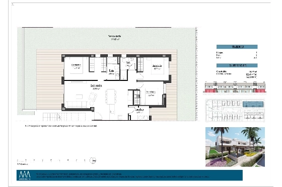 Erdgeschoss Apartment in Los Alcazares zu verkaufen, Living area 101 m², Zustand Erstbezug, 3 Schlafzimmer, 2 Badezimmer, Pool, ref.: HA-LAN-451-A01-12