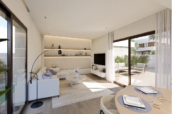 Villa in Los Alcazares zu verkaufen, Living area 129 m², Zustand Erstbezug, Plot 202 m², 3 Schlafzimmer, 2 Badezimmer, Pool, ref.: HA-LAN-451-E01-3