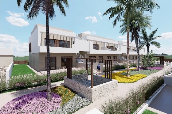 Villa in Los Alcazares zu verkaufen, Living area 164 m², Zustand Erstbezug, Plot 274 m², 3 Schlafzimmer, 2 Badezimmer, Pool, ref.: HA-LAN-451-E02-14