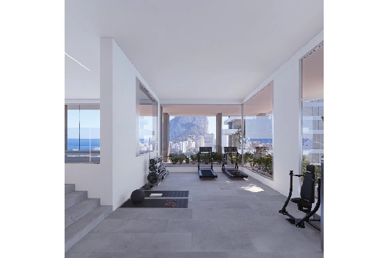 Etagen Apartment in Calpe zu verkaufen, Living area 133 m², Zustand Erstbezug, + fussboden, Klimaanlage, 3 Schlafzimmer, 2 Badezimmer, Pool, ref.: HA-CAN-160-A02-10