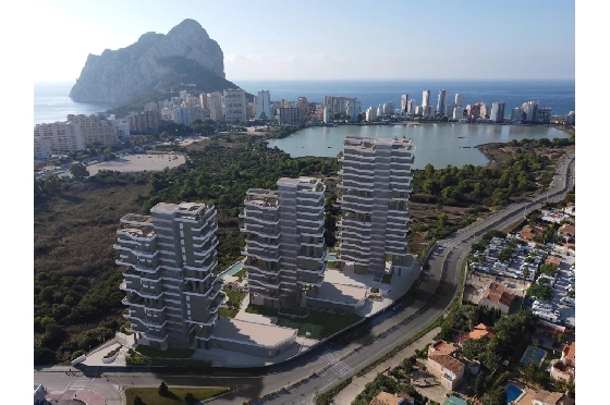 Etagen Apartment in Calpe zu verkaufen, Living area 133 m², Zustand Erstbezug, + fussboden, Klimaanlage, 3 Schlafzimmer, 2 Badezimmer, Pool, ref.: HA-CAN-160-A02-5