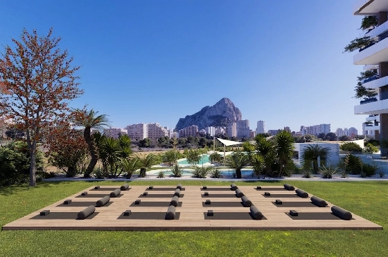 Etagen Apartment in Calpe zu verkaufen, Living area 133 m², Zustand Erstbezug, + fussboden, Klimaanlage, 3 Schlafzimmer, 2 Badezimmer, Pool, ref.: HA-CAN-160-A02-7