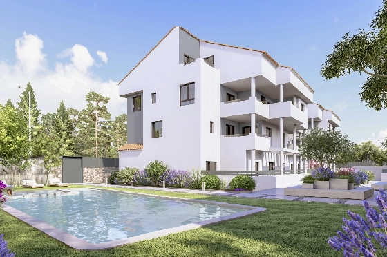 Apartment in Javea zu verkaufen, Living area 79 m², + KLIMA, Klimaanlage, Plot 17 m², 2 Schlafzimmer, 2 Badezimmer, Pool, ref.: IV-P3-3-1