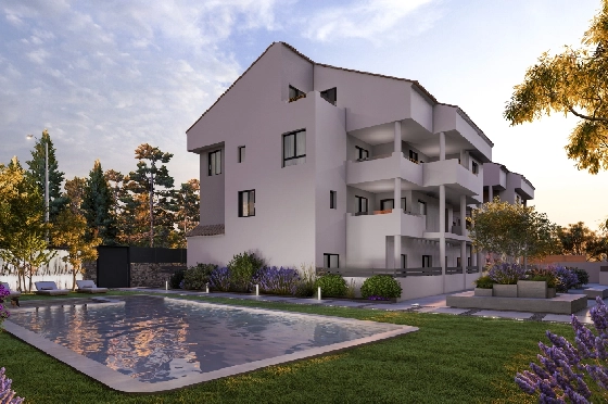 Apartment in Javea zu verkaufen, Living area 88 m², Klimaanlage, Plot 22 m², 2 Schlafzimmer, 2 Badezimmer, Pool, ref.: IV-P3-6-13