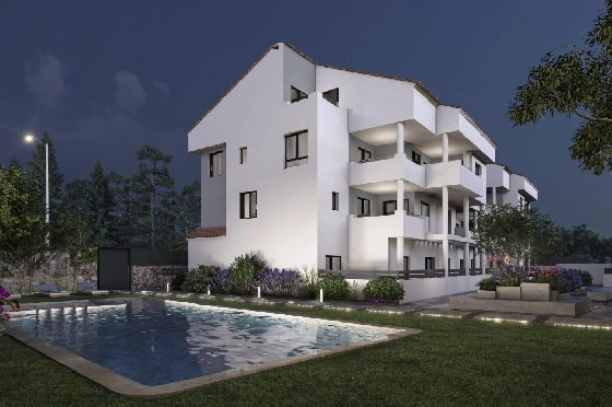 Apartment in Javea zu verkaufen, Living area 88 m², Klimaanlage, Plot 22 m², 2 Schlafzimmer, 2 Badezimmer, Pool, ref.: IV-P3-6-16