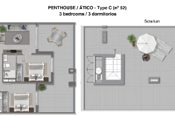 Apartment in Torrevieja(La Mata, Torrevieja, Costa Blanca) zu verkaufen, Living area 65 m², Plot 92 m², 2 Schlafzimmer, 2 Badezimmer, Pool, ref.: TW-EDEN-BEACH-12-25