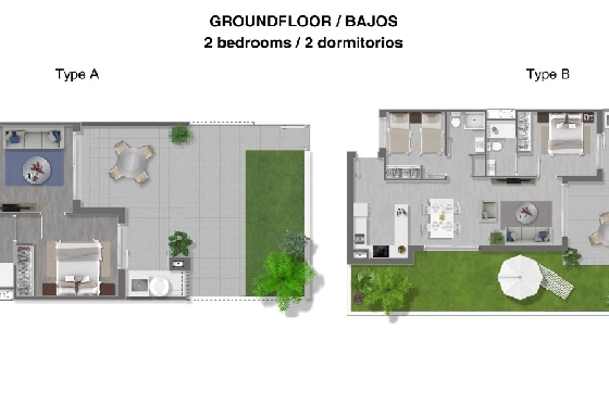 Apartment in Torrevieja(La Mata, Torrevieja, Costa Blanca) zu verkaufen, Living area 65 m², Plot 92 m², 2 Schlafzimmer, 2 Badezimmer, Pool, ref.: TW-EDEN-BEACH-12-27