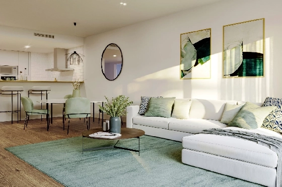 Apartment in Monforte Del Cid(Alenda Golf) zu verkaufen, Living area 81 m², Plot 162 m², 2 Schlafzimmer, 2 Badezimmer, Pool, ref.: TW-ALLURE-2-12