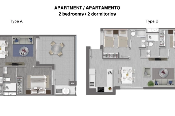 Penthouse Apartment in Torrevieja(La Mata, Torrevieja, Costa Blanca) zu verkaufen, Living area 96 m², Plot 262 m², 3 Schlafzimmer, 2 Badezimmer, Pool, ref.: TW-EDEN-BEACH-52-22