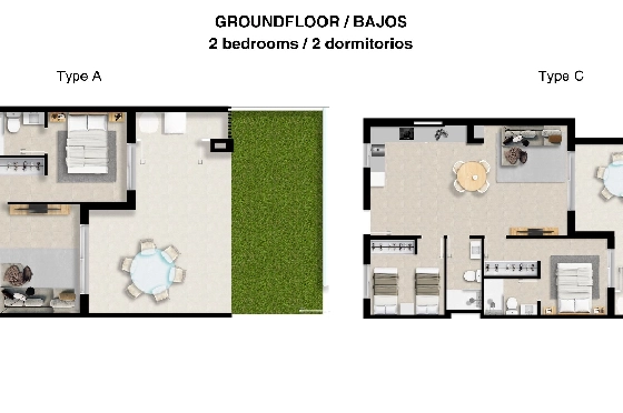 Apartment in Torrevieja(La Mata, Torrevieja, Costa Blanca) zu verkaufen, Living area 65 m², Plot 115 m², 2 Schlafzimmer, 2 Badezimmer, Pool, ref.: TW-EDEN-BEACH-2-29