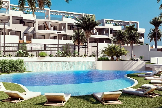 Erdgeschoss Apartment in Torrevieja zu verkaufen, Living area 131 m², Zustand Erstbezug, 2 Schlafzimmer, 2 Badezimmer, Pool, ref.: HA-TON-221-A01-2