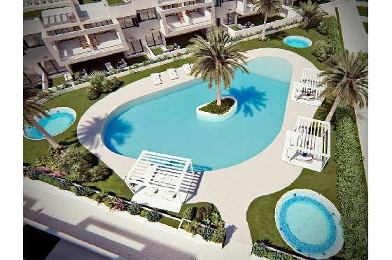 Erdgeschoss Apartment in Torrevieja zu verkaufen, Living area 131 m², Zustand Erstbezug, 2 Schlafzimmer, 2 Badezimmer, Pool, ref.: HA-TON-221-A01-6
