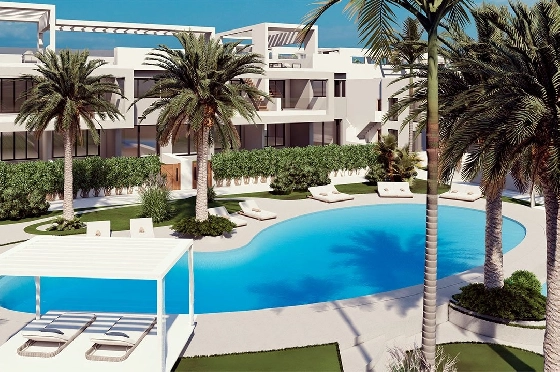 Erdgeschoss Apartment in Torrevieja zu verkaufen, Living area 131 m², Zustand Erstbezug, 2 Schlafzimmer, 2 Badezimmer, Pool, ref.: HA-TON-221-A01-8