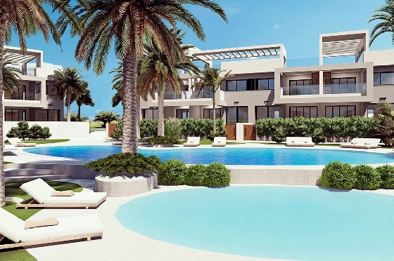 Erdgeschoss Apartment in Torrevieja zu verkaufen, Living area 131 m², Zustand Erstbezug, 2 Schlafzimmer, 2 Badezimmer, Pool, ref.: HA-TON-221-A01-9