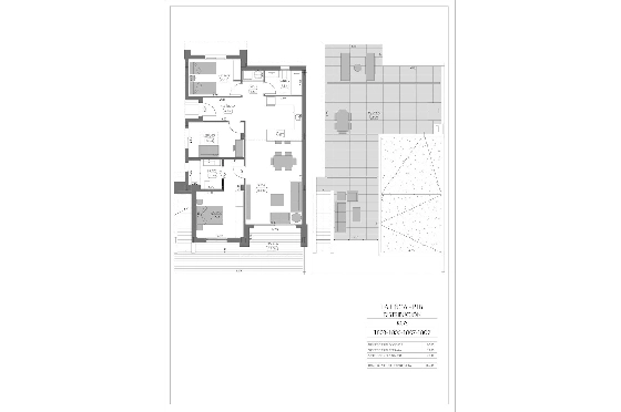 Doppelhaushälfte in Algorfa zu verkaufen, Living area 200 m², Zustand Erstbezug, Klimaanlage, Plot 450 m², 3 Schlafzimmer, 2 Badezimmer, Pool, ref.: HA-ARN-115-D01-20