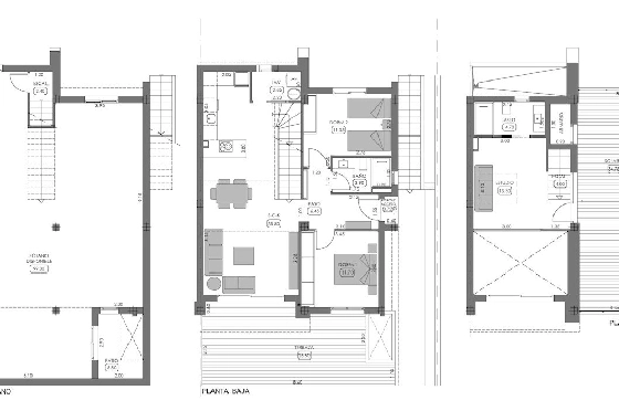 Doppelhaushälfte in Algorfa zu verkaufen, Living area 293 m², Zustand Erstbezug, Klimaanlage, Plot 292 m², 3 Schlafzimmer, 2 Badezimmer, Pool, ref.: HA-ARN-116-D02-9