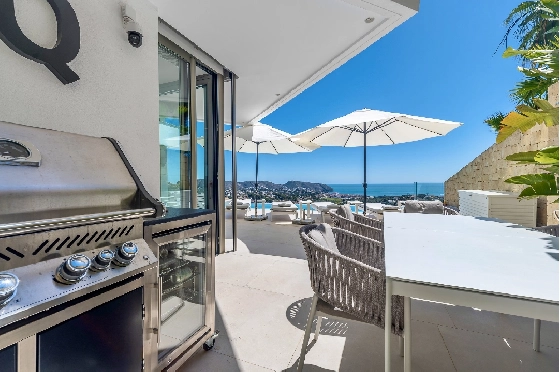 Villa in Moraira zu verkaufen, Living area 370 m², Baujahr 2022, Klimaanlage, Plot 813 m², 4 Schlafzimmer, 4 Badezimmer, Pool, ref.: AM-12683DR-12