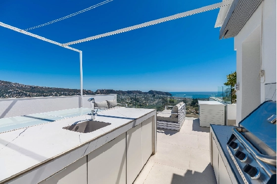 Villa in Moraira zu verkaufen, Living area 370 m², Baujahr 2022, Klimaanlage, Plot 813 m², 4 Schlafzimmer, 4 Badezimmer, Pool, ref.: AM-12683DR-13