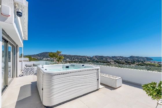Villa in Moraira zu verkaufen, Living area 370 m², Baujahr 2022, Klimaanlage, Plot 813 m², 4 Schlafzimmer, 4 Badezimmer, Pool, ref.: AM-12683DR-18