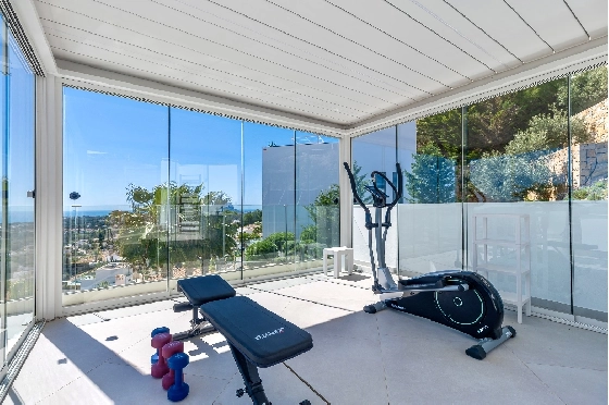 Villa in Moraira zu verkaufen, Living area 370 m², Baujahr 2022, Klimaanlage, Plot 813 m², 4 Schlafzimmer, 4 Badezimmer, Pool, ref.: AM-12683DR-20