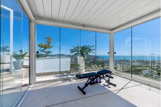 Villa in Moraira zu verkaufen, Living area 370 m², Baujahr 2022, Klimaanlage, Plot 813 m², 4 Schlafzimmer, 4 Badezimmer, Pool, ref.: AM-12683DR-21