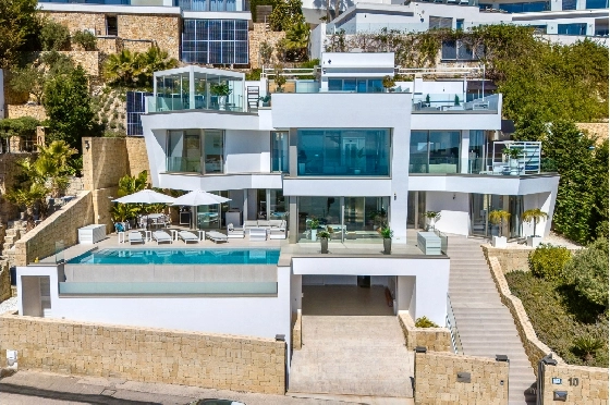 Villa in Moraira zu verkaufen, Living area 370 m², Baujahr 2022, Klimaanlage, Plot 813 m², 4 Schlafzimmer, 4 Badezimmer, Pool, ref.: AM-12683DR-35